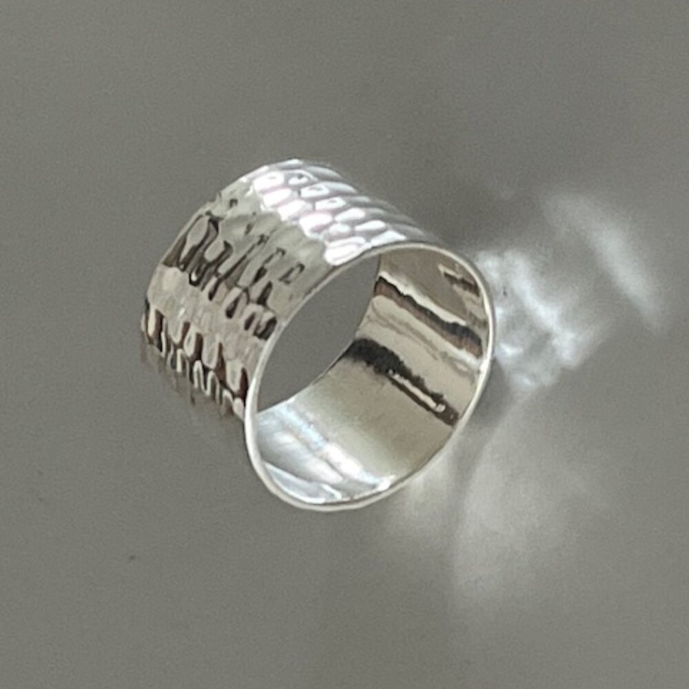 SS WIDE BAND RING SZ. 10 NWOT - Picture 4 of 6